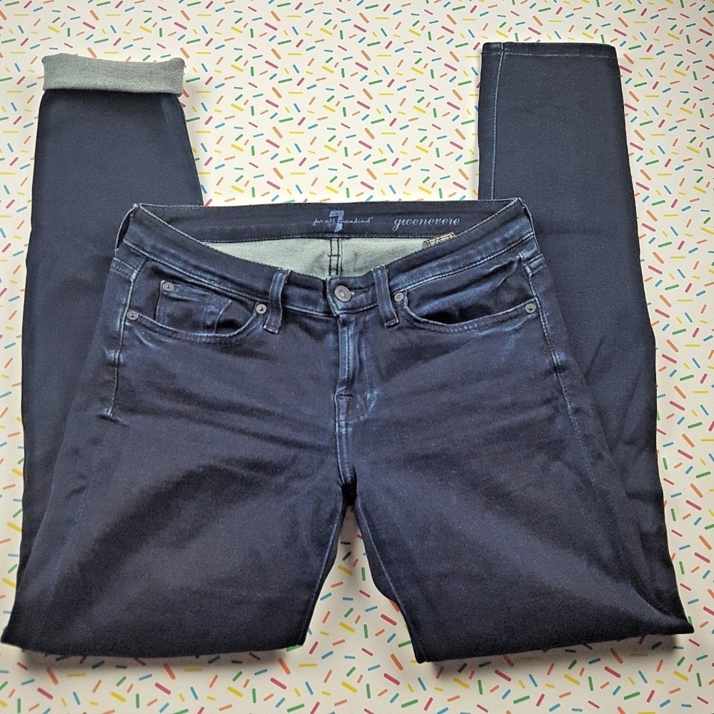 7 for All Mankind Gwenevere Skinny Denim Jeans 26